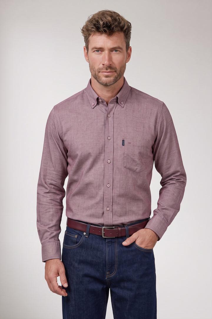 Dino Flanel Overhemd - Rood