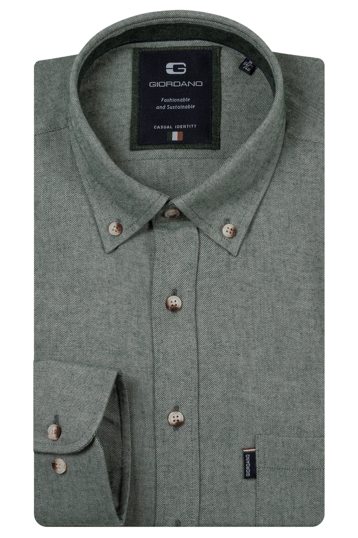 Dino Flanel Overhemd - Groen