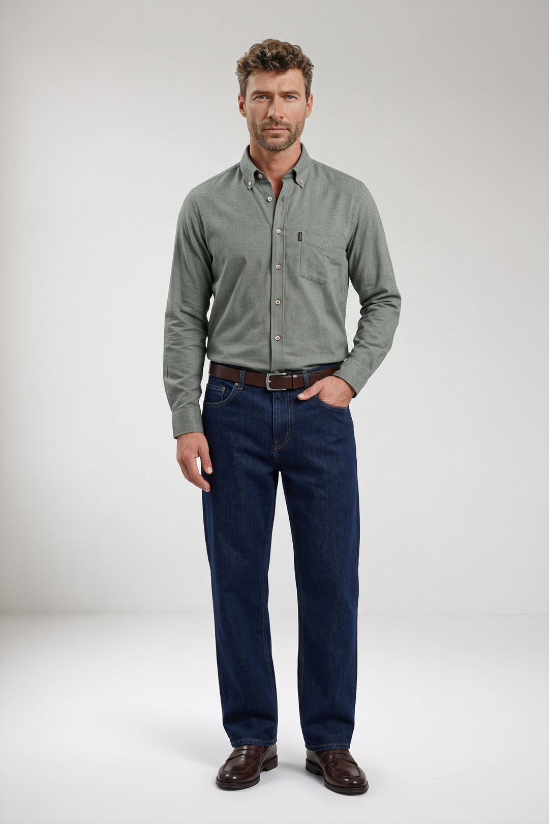 Dino Flanel Overhemd - Groen