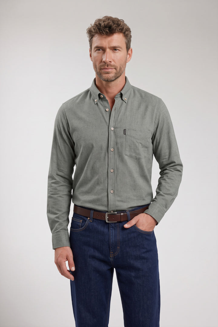Dino Flanel Overhemd - Groen