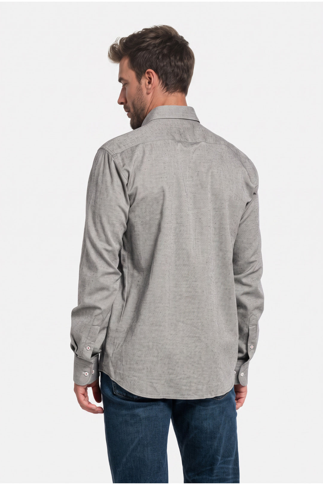 Giordano Dino Flanel Overhemd - Grijs
