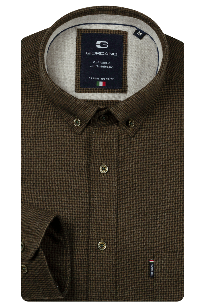 Dino Houndstooth Overhemd - Groen