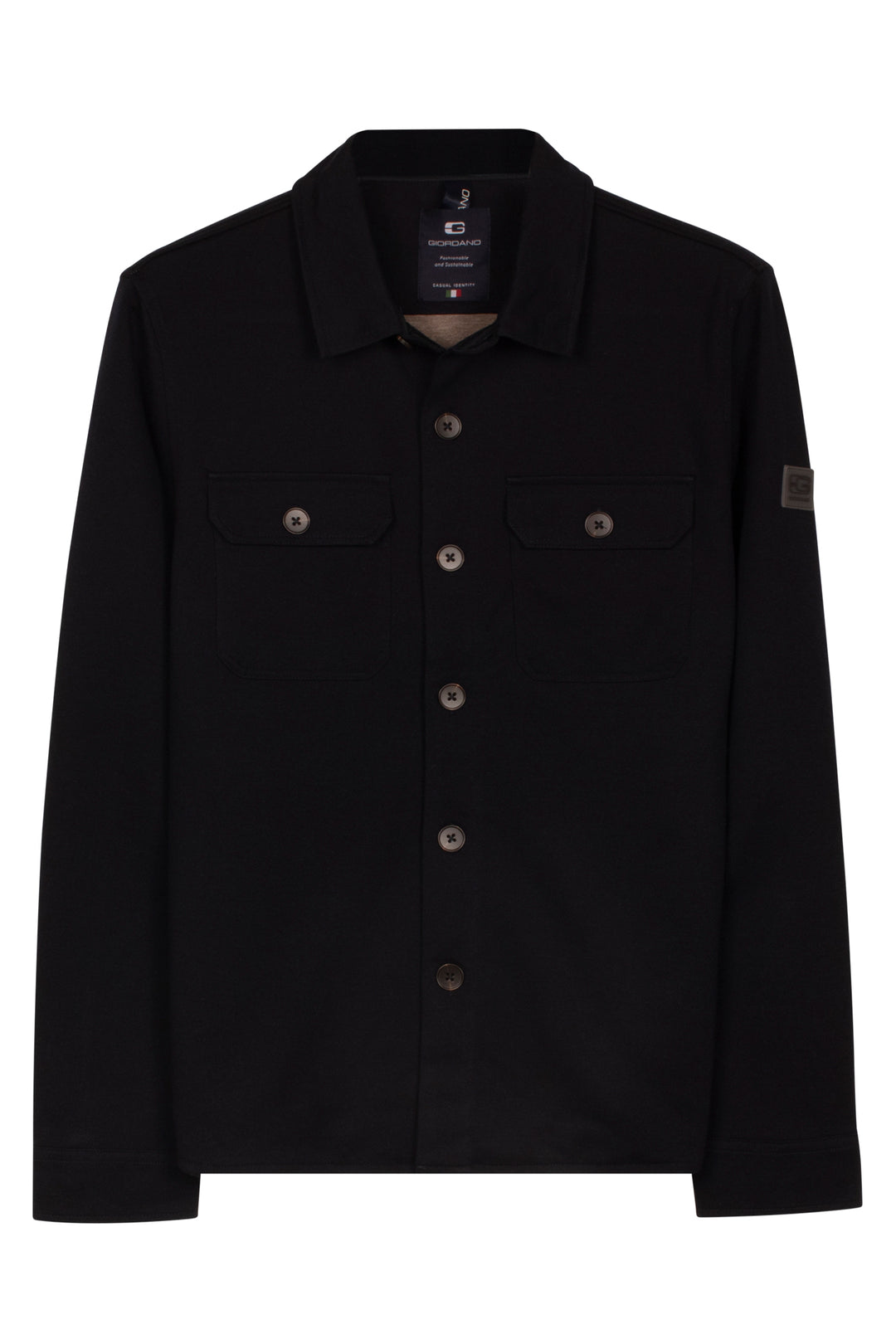 Taranto Knitted Overshirt - Navy