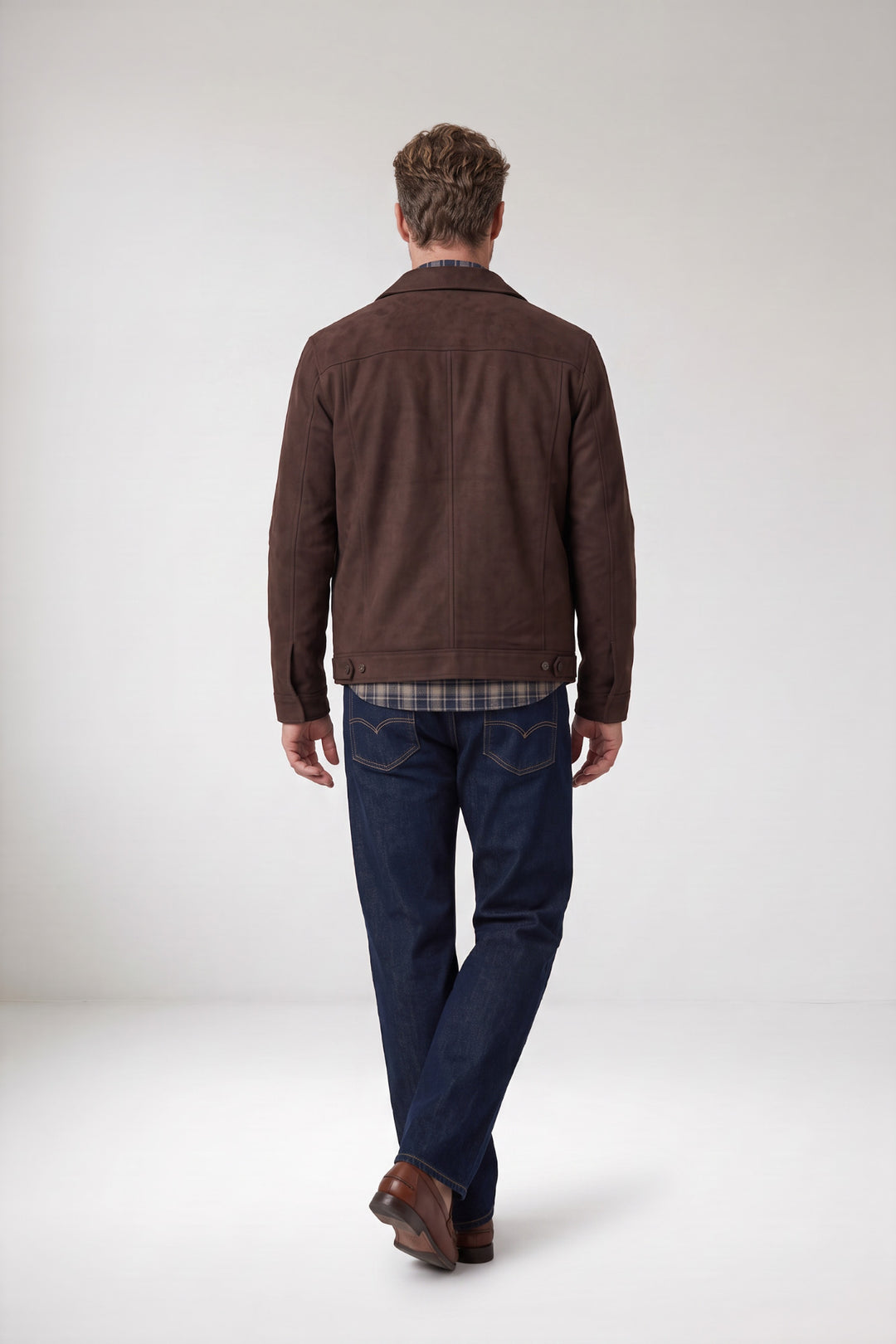 Romio Suedine Overshirt - Camel