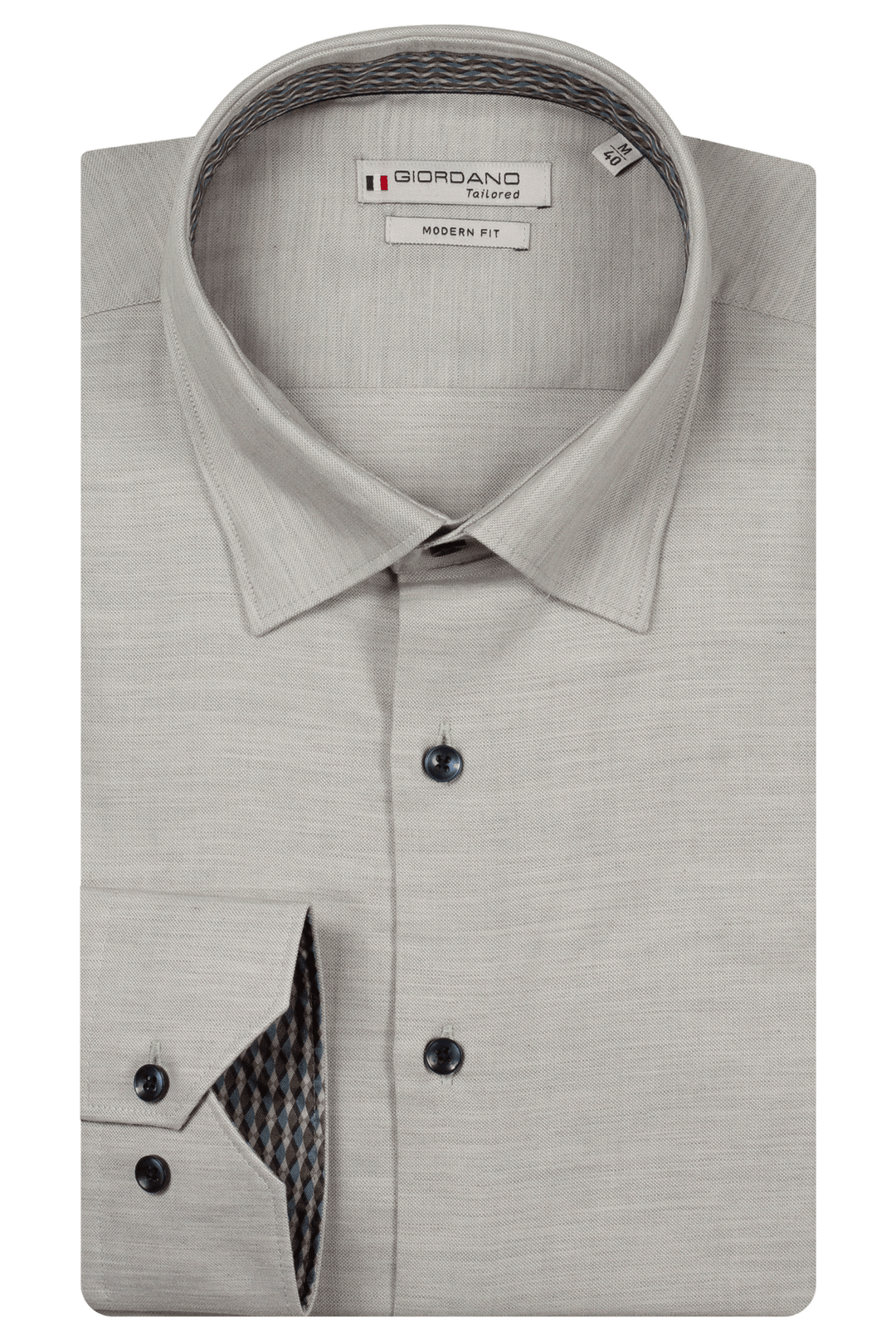 Giordano Belmonte Button Under Oxford Overhemd - Groen
