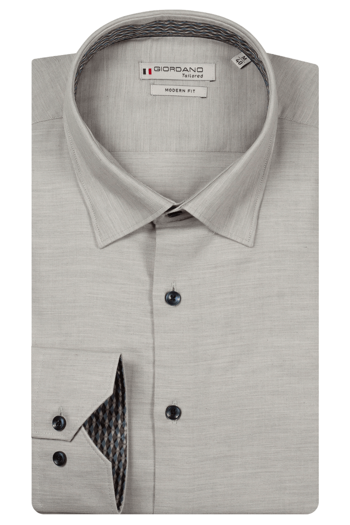 Belmonte Button Under Oxford Overhemd - Groen