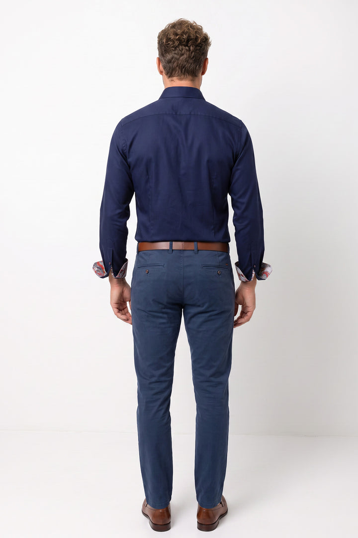 Maggiore Semi Cutaway Overhemd - Donkerblauw
