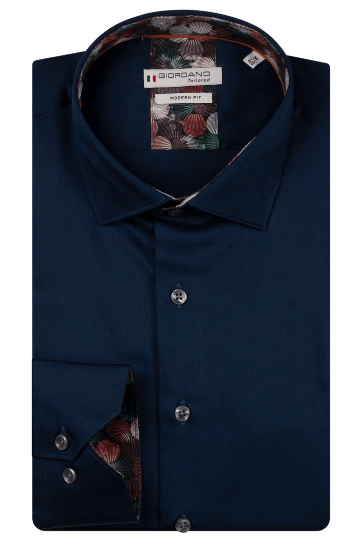 Maggiore Semi Cutaway Overhemd - Donkerblauw