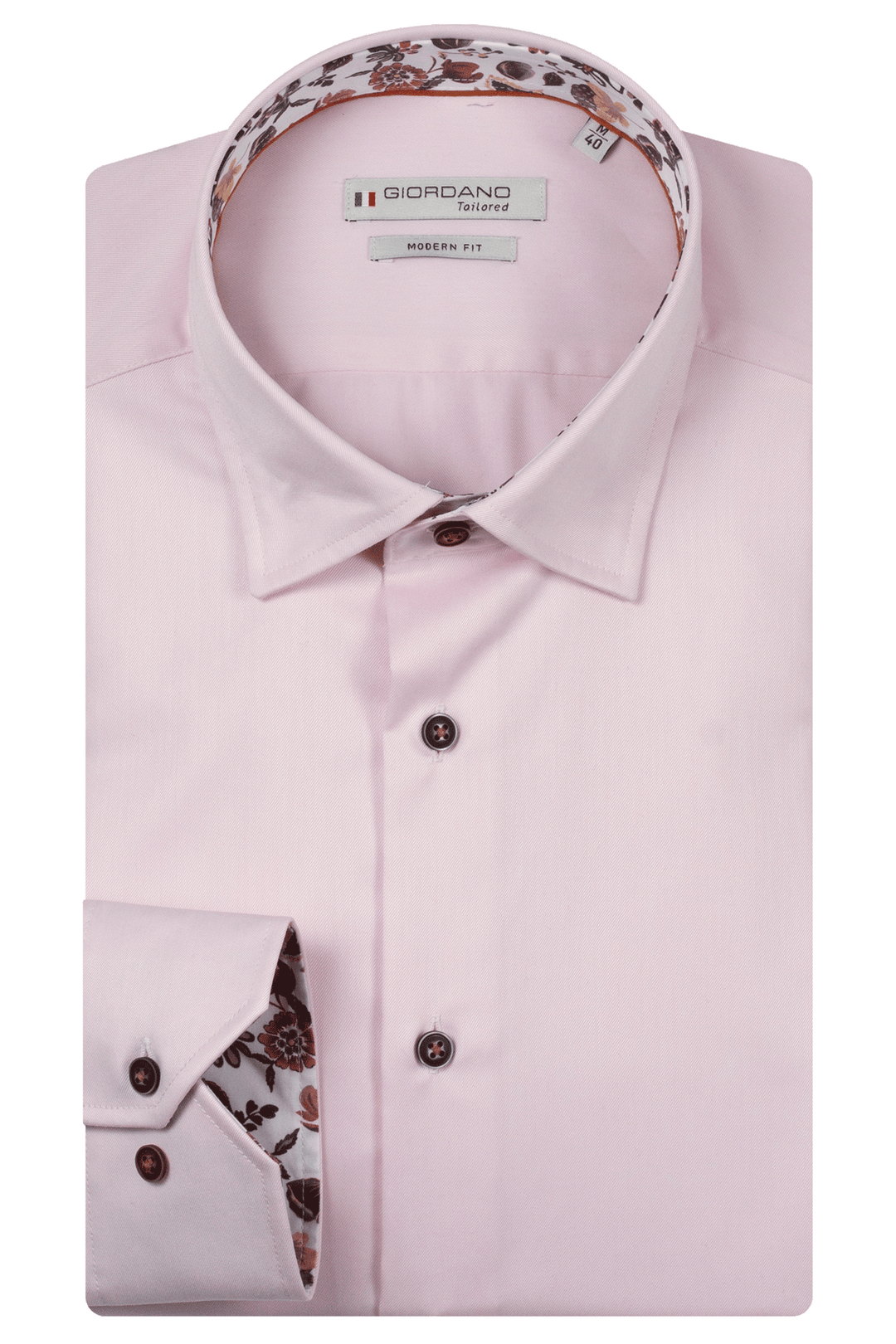 Belmonte Button Under Two-ply Overhemd - Roze