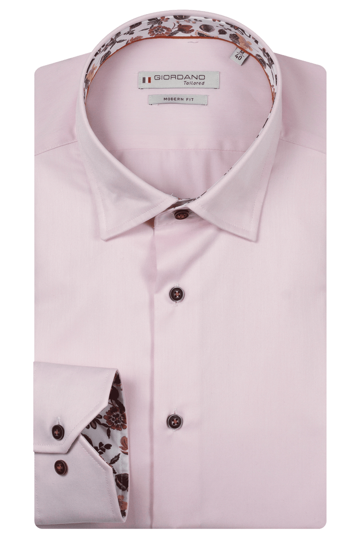 Belmonte Button Under Two-ply Overhemd - Roze