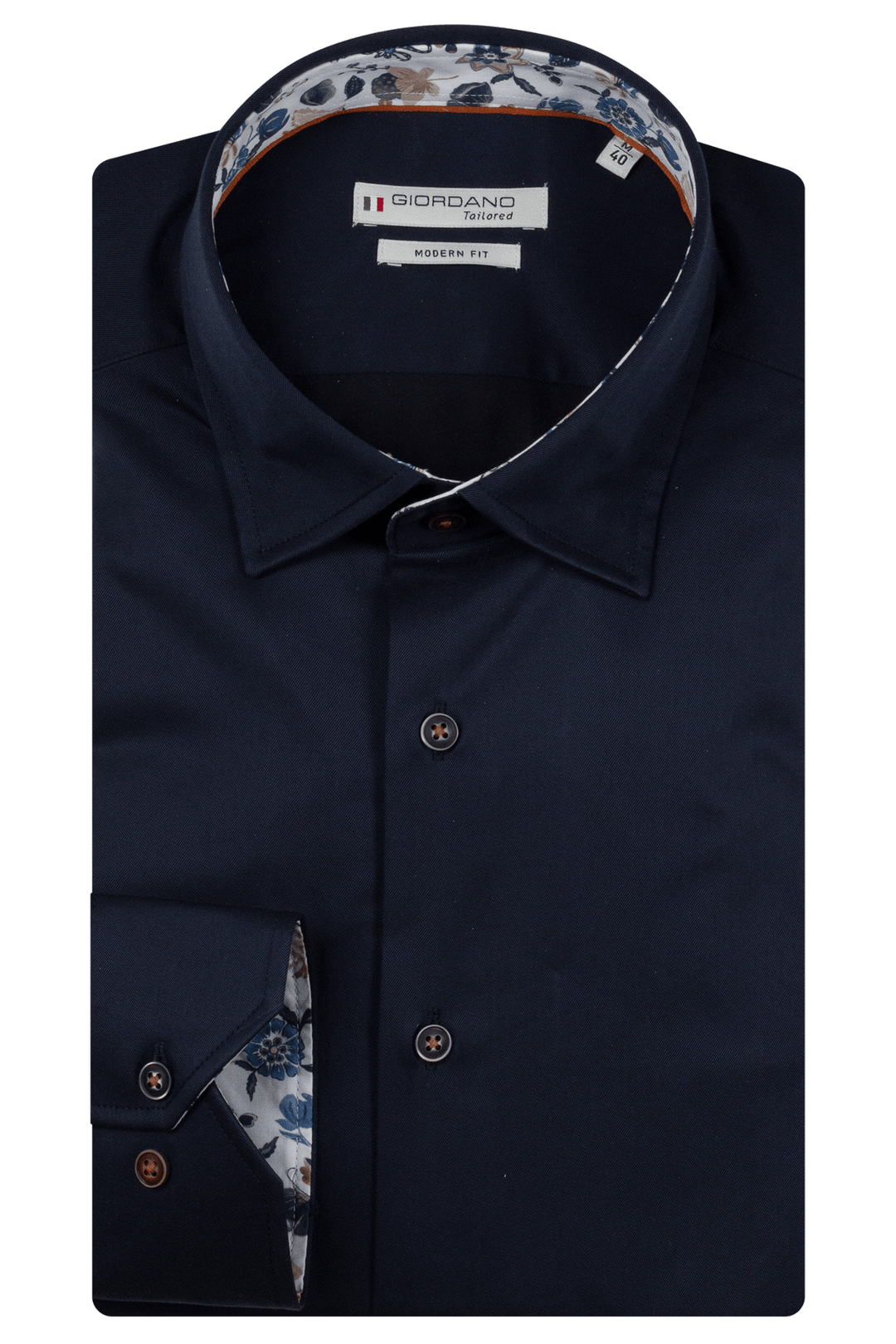 Belmonte Button Under Two-ply Overhemd - Blauw