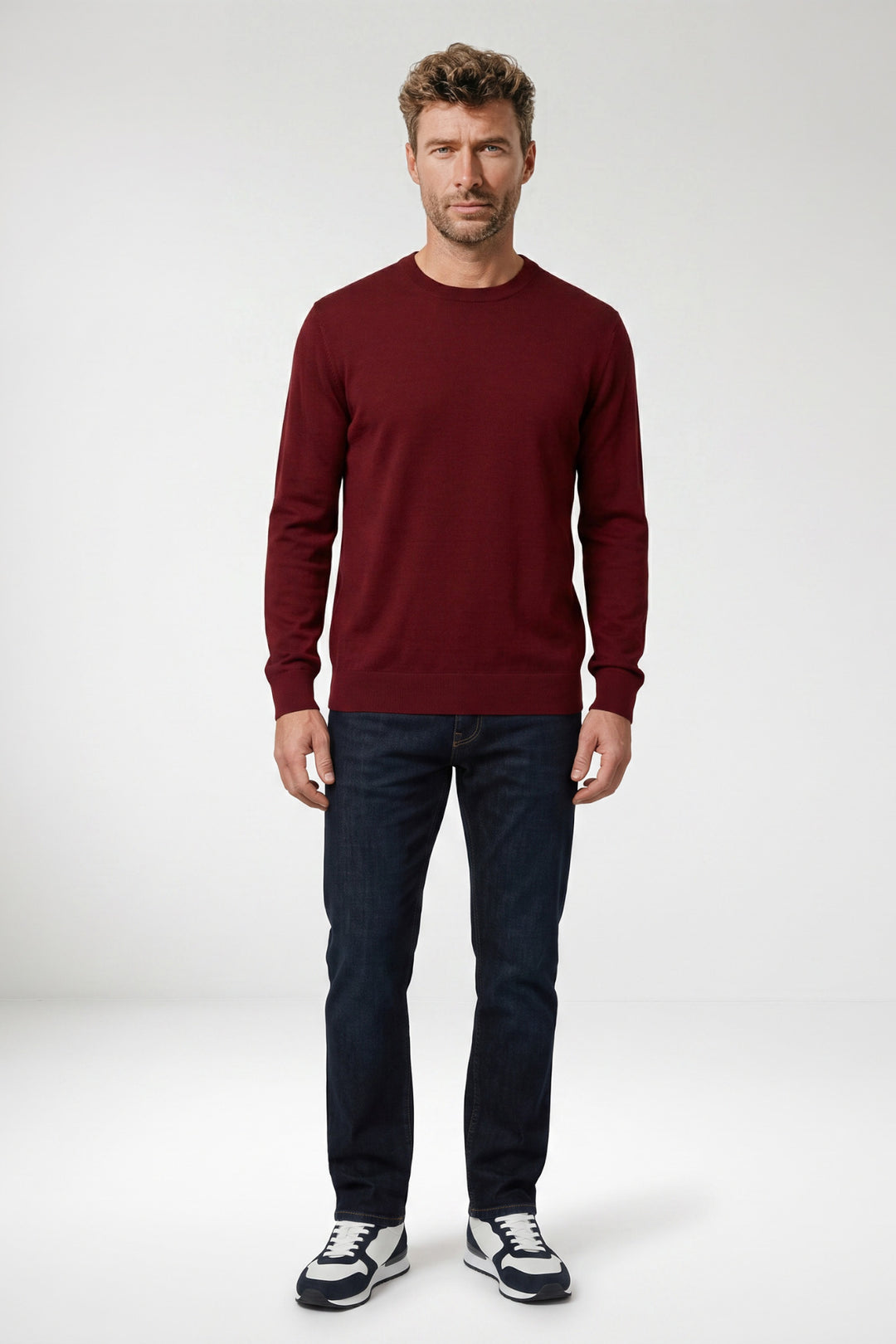 Treviso Tencel™ Lyocell Crewneck Pullover - Rood