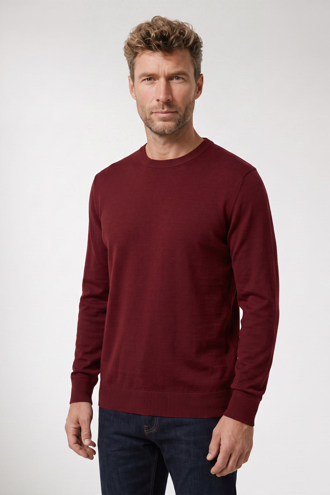 Treviso Tencel™ Lyocell Crewneck Pullover - Rood