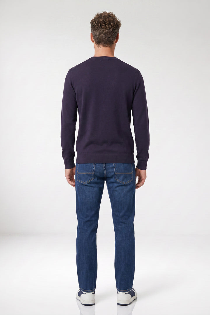 Treviso Tencel™ Lyocell Crewneck Pullover - Donkerblauw