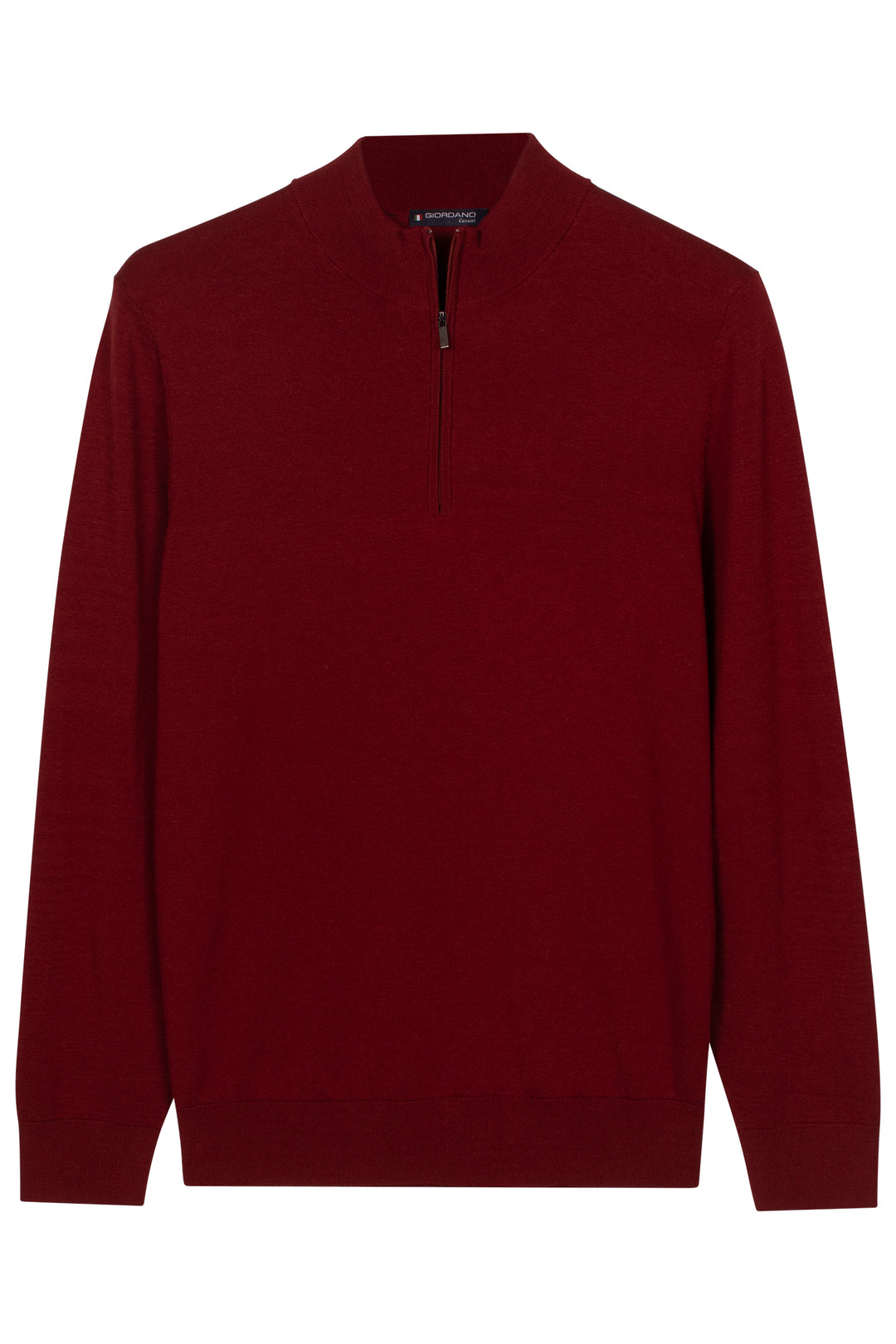Veneto Tencel™ Lyocell Half Zip Pullover - Rood