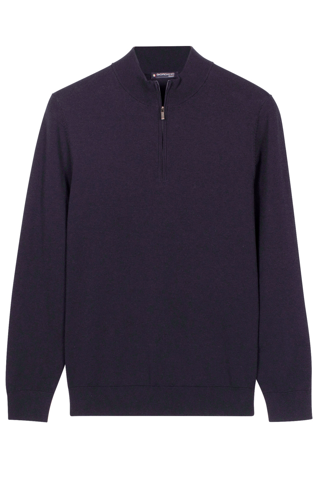 Veneto Tencel™ Lyocell Half Zip Pullover - Donkerblauw