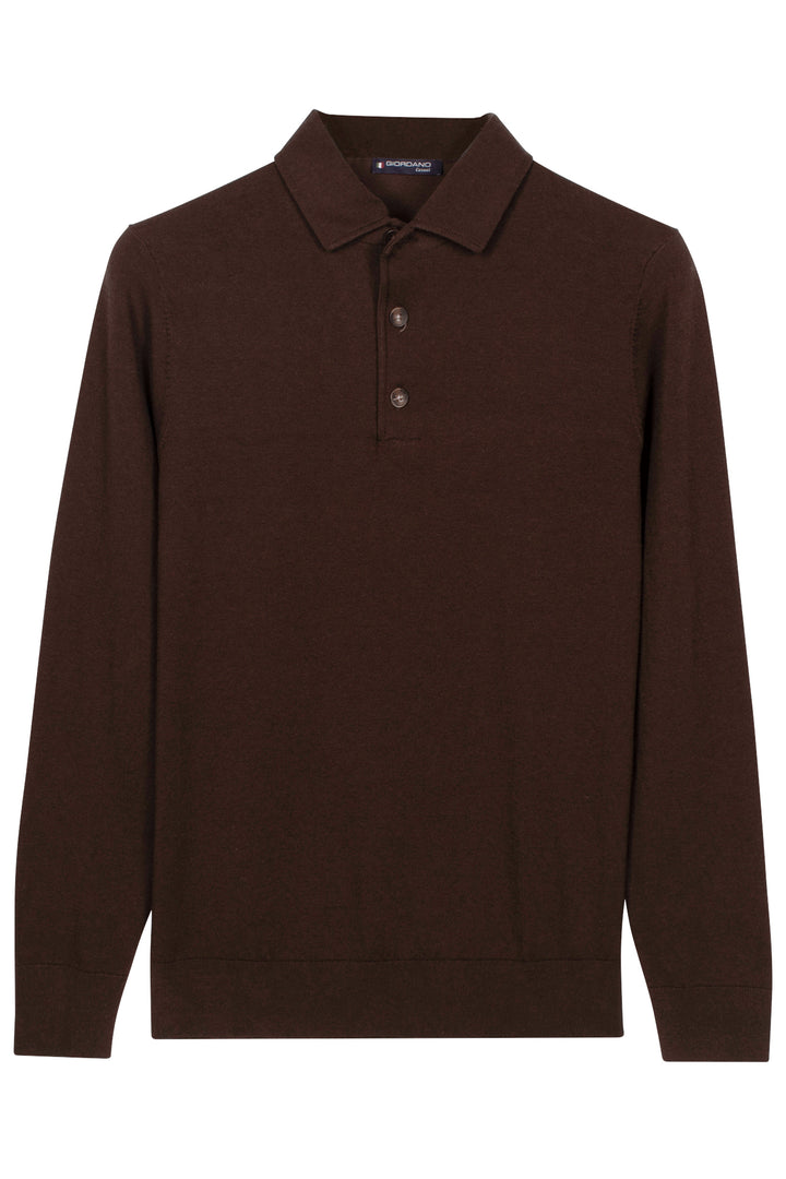 Triveso Tencel™ Lyocell Pullover - Bruin