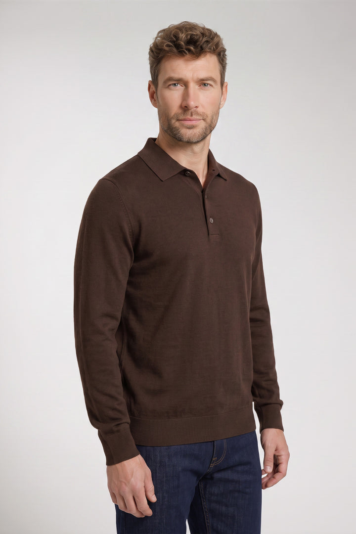 Triveso Tencel™ Lyocell Pullover - Bruin