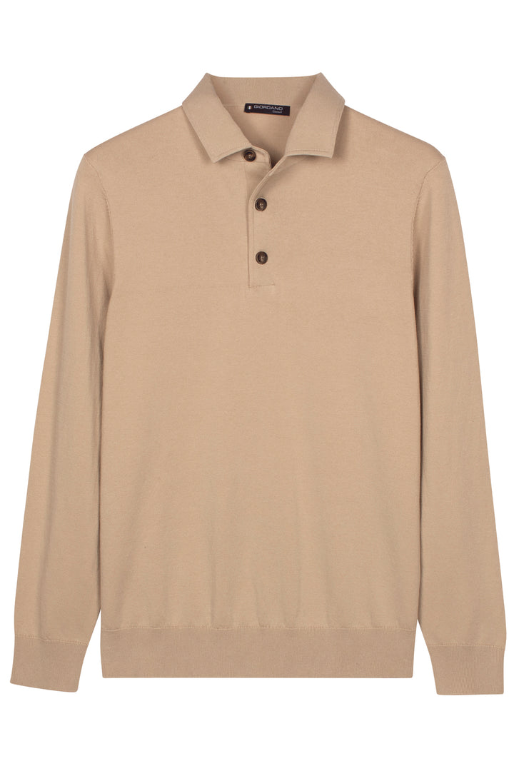 Giordano Triveso Tencel™ Lyocell Polo - Beige