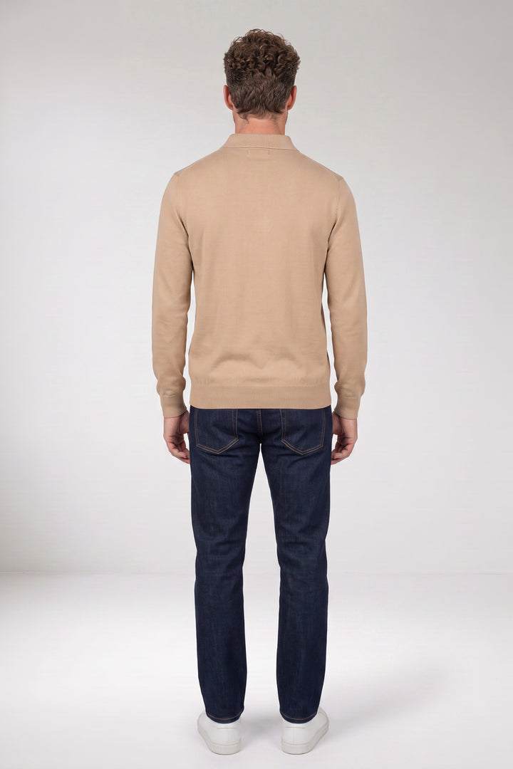 Giordano Triveso Tencel™ Lyocell Polo - Beige