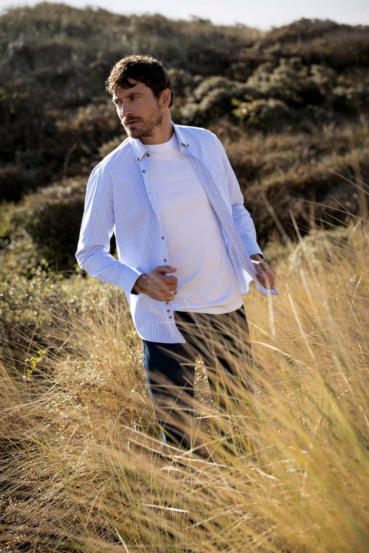 Luca Liquid Cotton T-Shirt - Wit
