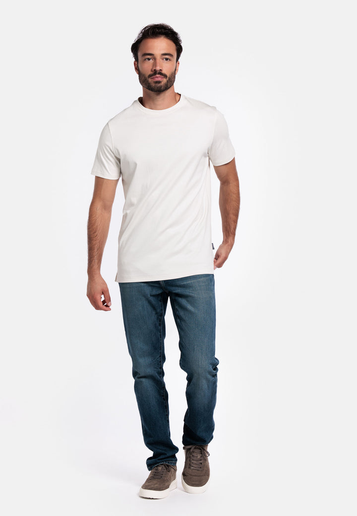 Giordano Luca Liquid Cotton T-Shirt - Wit