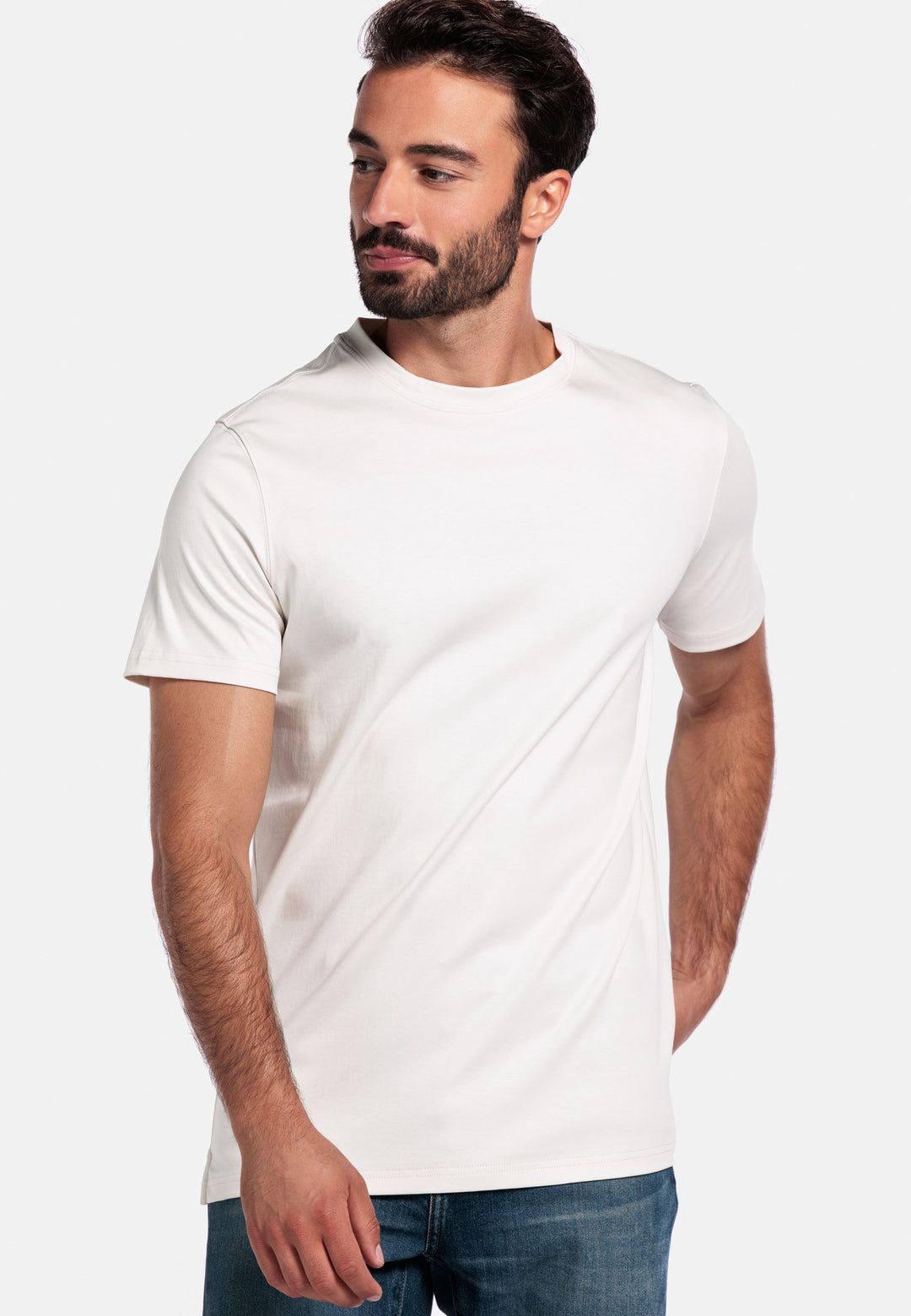 Giordano Luca Liquid Cotton T-Shirt - Wit