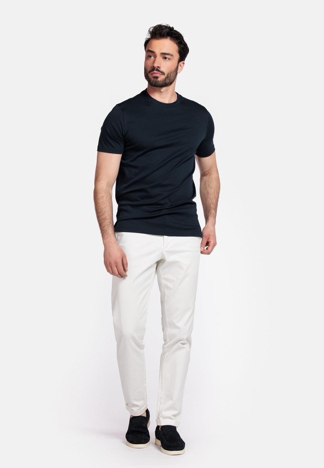Giordano Luca Liquid Cotton T-Shirt - Blauw