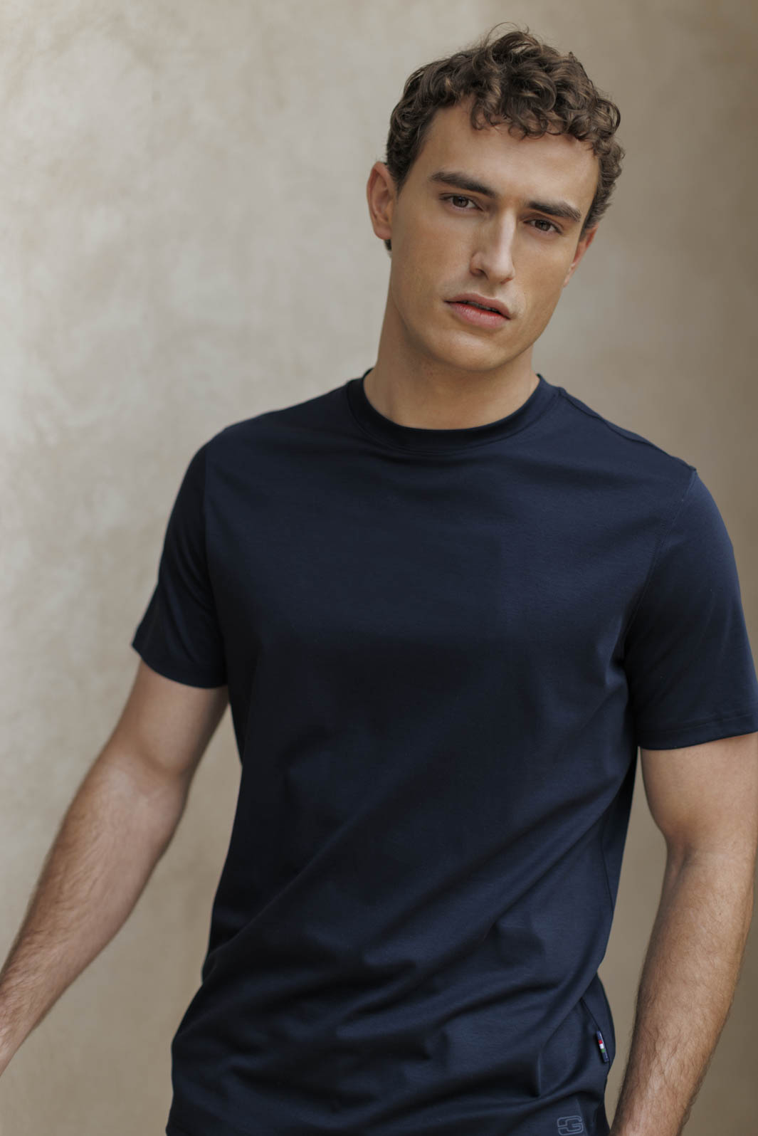 Giordano Luca Liquid Cotton T-Shirt - Blauw