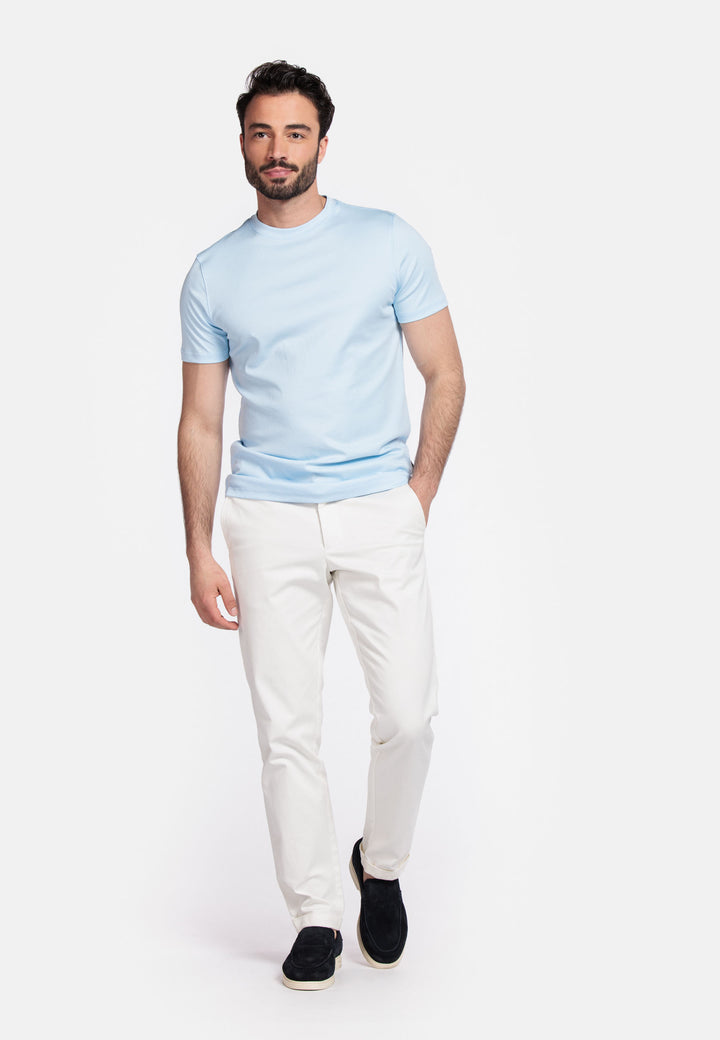 Giordano Luca Liquid Cotton T-Shirt - Lichtblauw