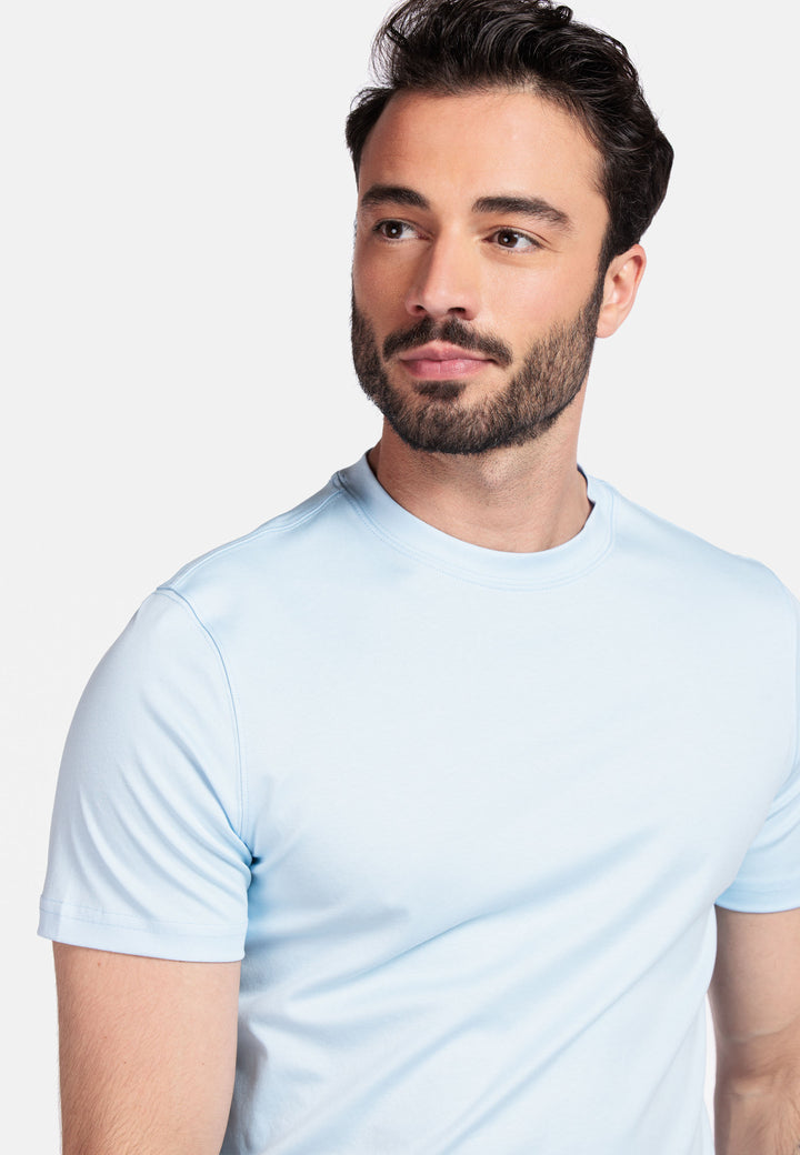 Giordano Luca Liquid Cotton T-Shirt - Lichtblauw