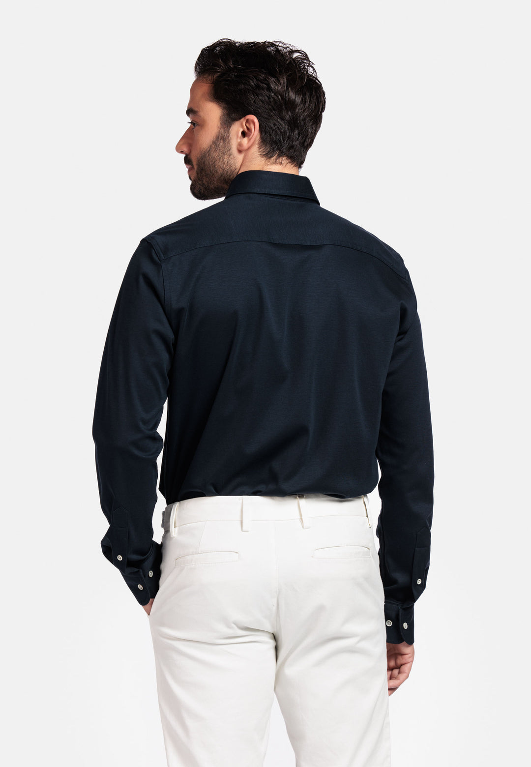 Giordano Ivy Liquid Cotton Overhemd - Blauw