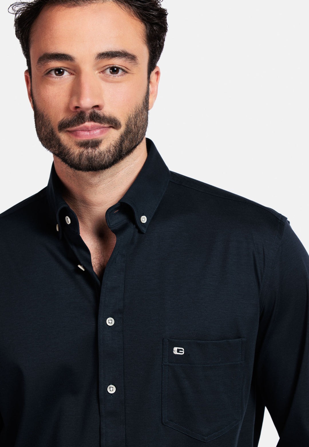Giordano Ivy Liquid Cotton Overhemd - Blauw