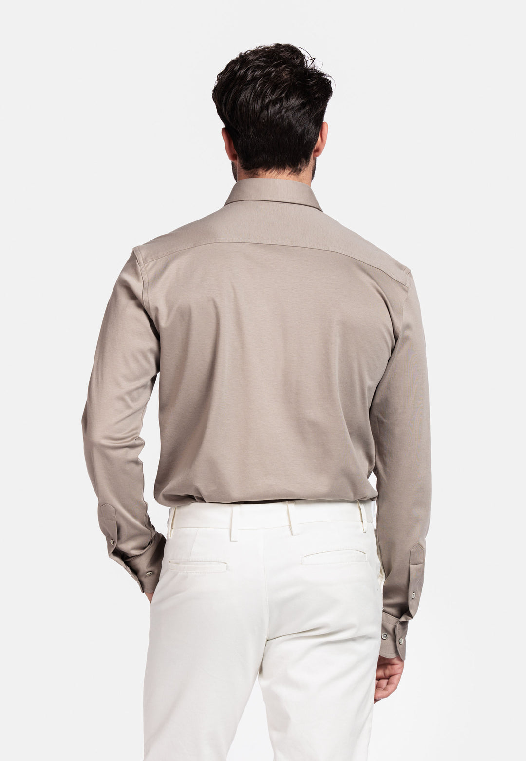 Giordano Ivy Liquid Cotton Overhemd - Beige