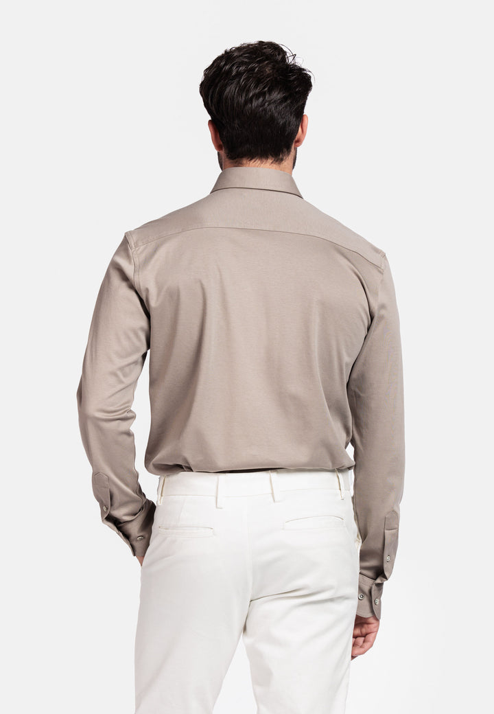Giordano Ivy Liquid Cotton Overhemd - Beige
