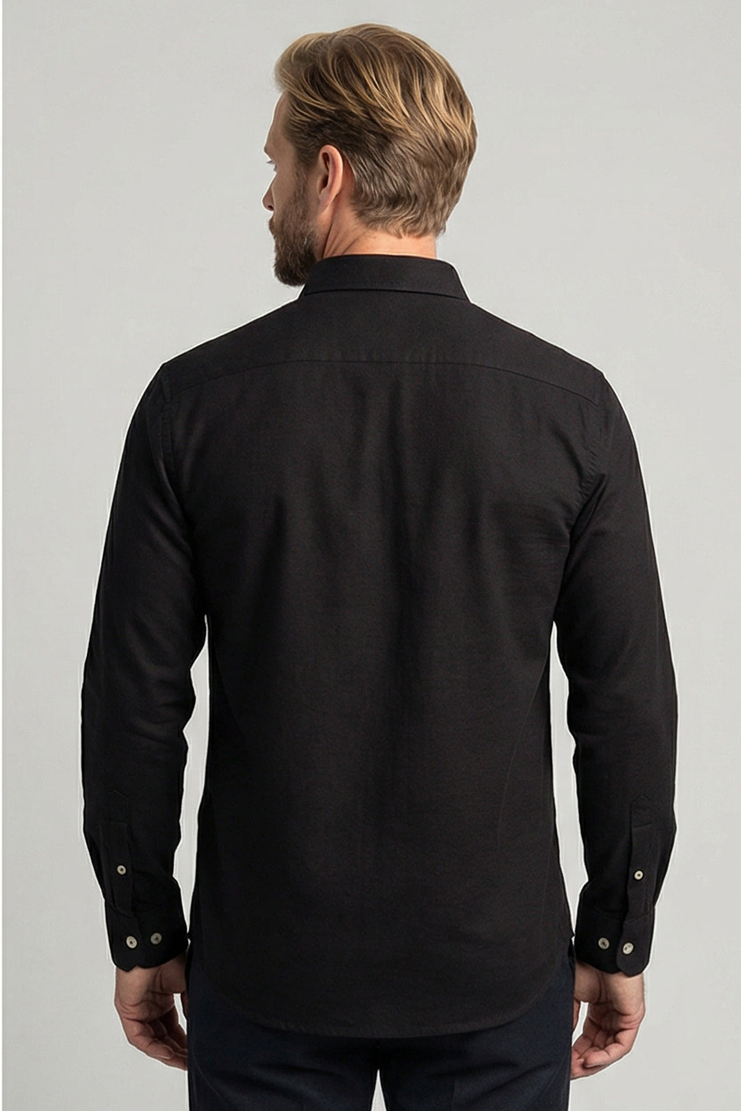 Giordano Ivy Liquid Cotton Overhemd - Zwart