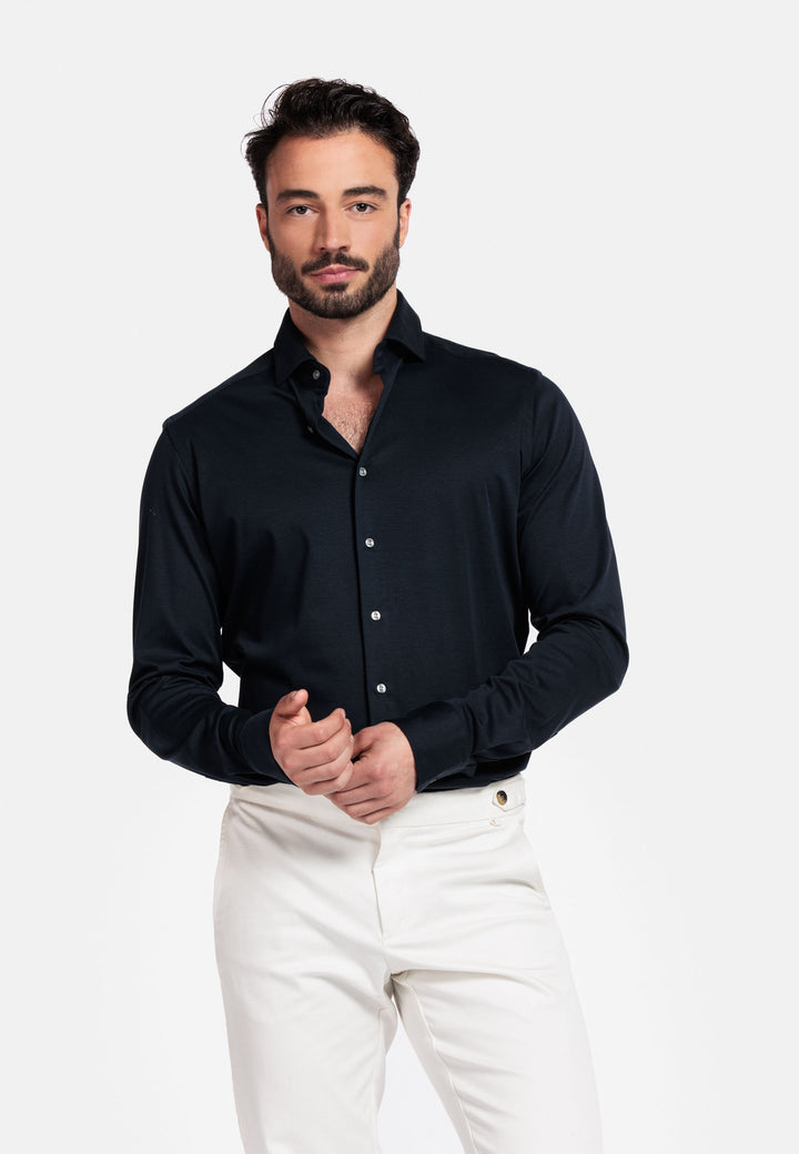 Giordano Maggiore Liquid Cotton Overhemd - Blauw