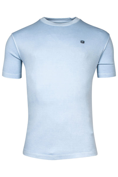 Giordano Blue Korte Mouw Comfortable fit Effen T-Shirt 415010 61 - T-Shirt - Casual Identity/WAE10WA/Hangtag - Giordano Blue Korte Mouw Comfortable fit Effen T-Shirt 415010 61 - 415010/61/S